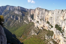 Hauteurs de Trigance - Trigance - Les falaises de l'Escalès, paradis de l'escalade et des vautours