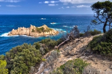 Trident de Poseidon - Ramatuelle - Le Cap Camarat et le Rocher des Portes