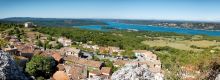 Aiguino lei fus - Aiguines - Aiguines, son château et le lac de Sainte Croix