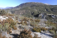 Autour du Bourguet - Le Bourguet - La montagne de Destourbes