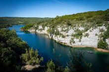 Basses gorges du Verdon - Artignosc - Le Verdon depuis Coteau Chiron à Saint Laurent