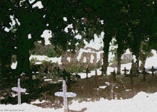 Chartreuse de la Verne - Collobrières - Cimetière au centre du cloître