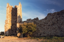 Château d'Hyères - Hyères - Tour et courtine nord