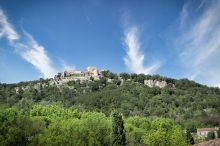 Château de Flassans - Flassans - Le castrum vu depuis le village actuel