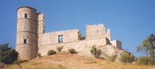 Château de Grimaud - Grimaud - Les murs et une tour du château