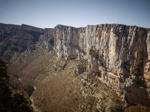 Hauteurs de Trigance - Trigance - Les falaises de l'Escalès, paradis de l'escalade et des vautours