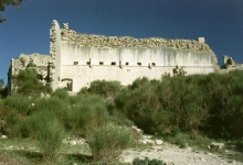 Le Castellas - Forcalqueiret - Logis seigneurial (mur intérieur restant)