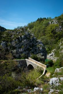 Le pays de Comps - Comps-sur-Artuby - Mauvais pont au-dessus de l'Artuby