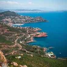 Massif de l'Estérel - Agay - Côte d'Azur depuis le pic d'Aurelle