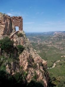 Massif de l'Estérel - Agay - Passage pour atteindre la grotte de Saint Honorat