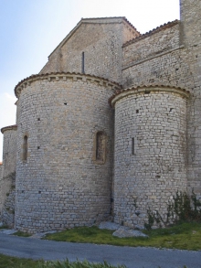 Saint Julien le Montagnier - Saint Julien - Massif chevet de l'église